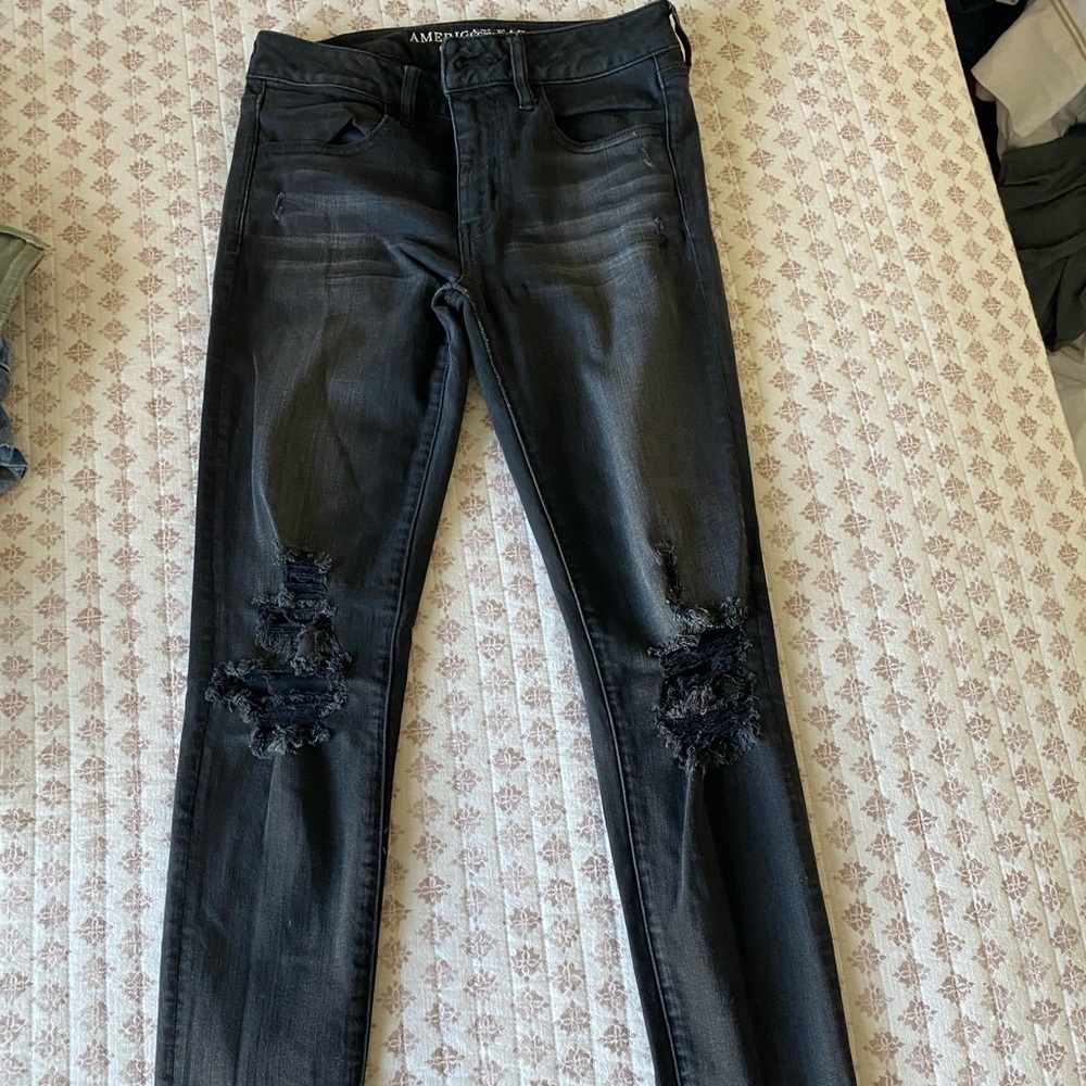 American eagle skinny jeans high rise